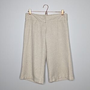 ✨3/$15 Plumeria cream wool blend shorts 9
